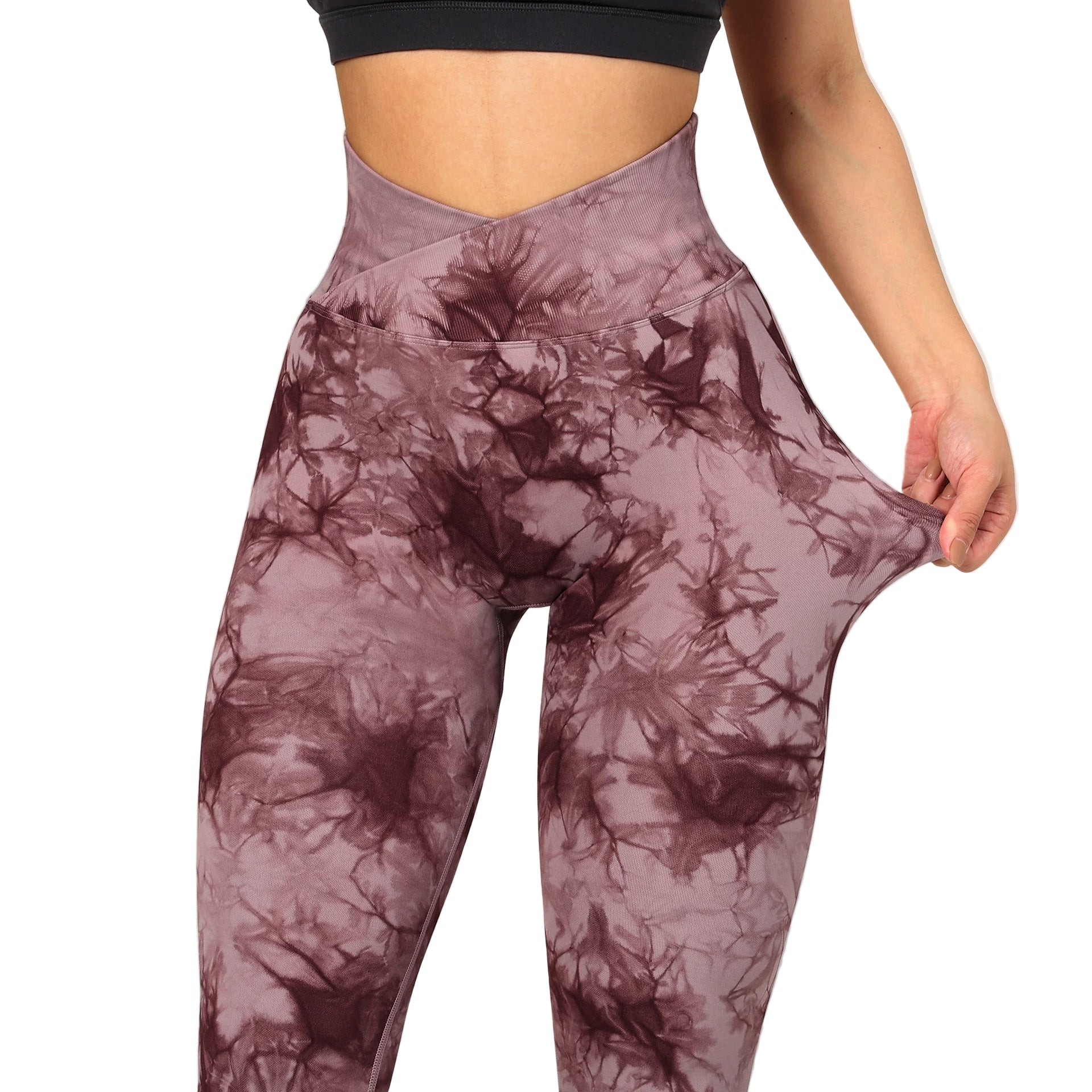 Tie-Dye Seamless Leggings for Yoga & Fitness — chic, seamless — Chic Yana Fashion
