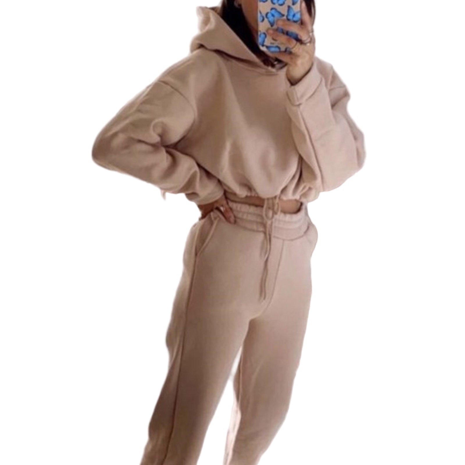 Women's 2-Piece Jogging Suit with Hoodie — Winter, Two Piece — Chic Yana Fashion