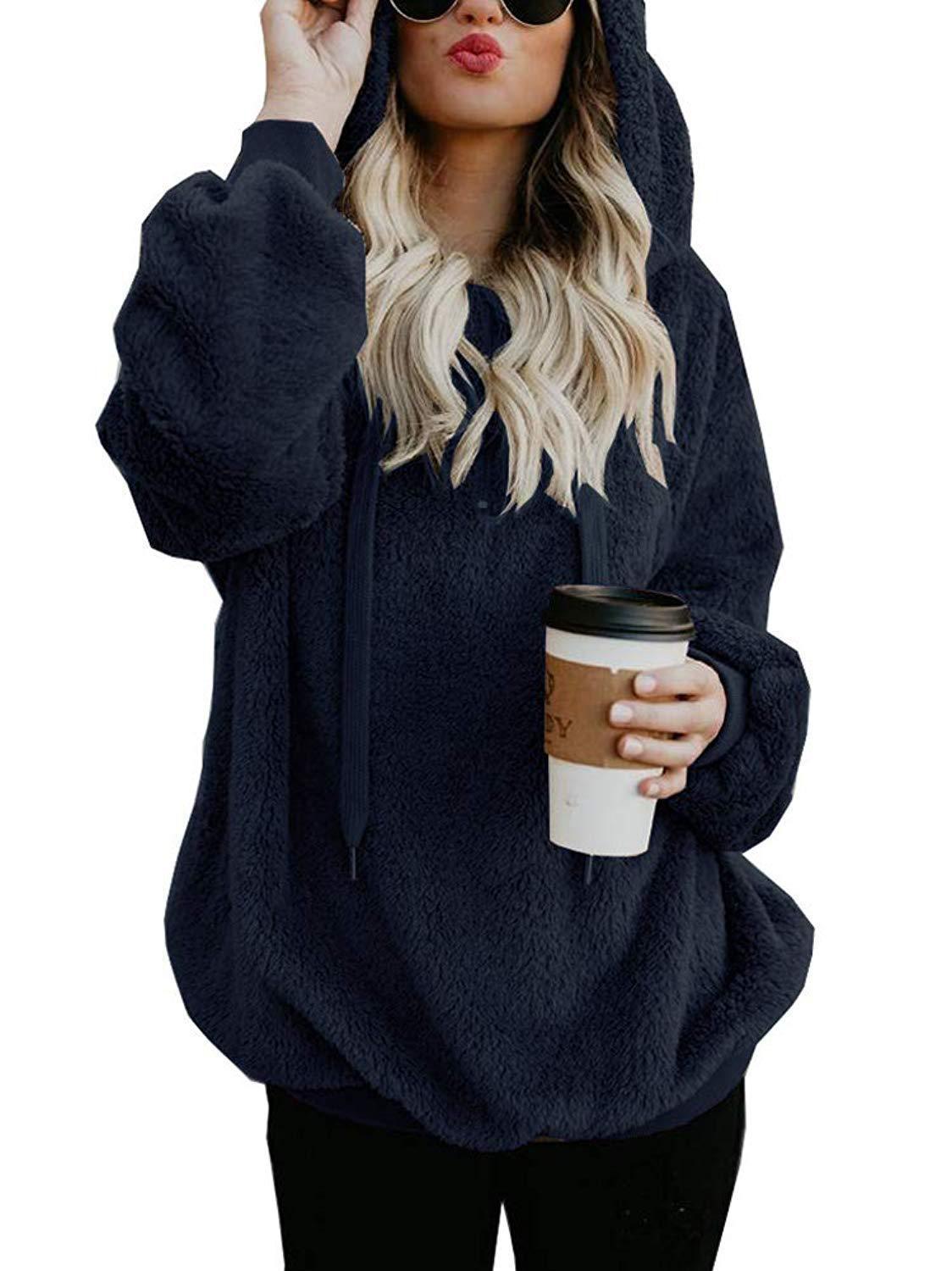 Long-Sleeve Hooded Sweater — Spring, Fall — Chic Yana Fashion