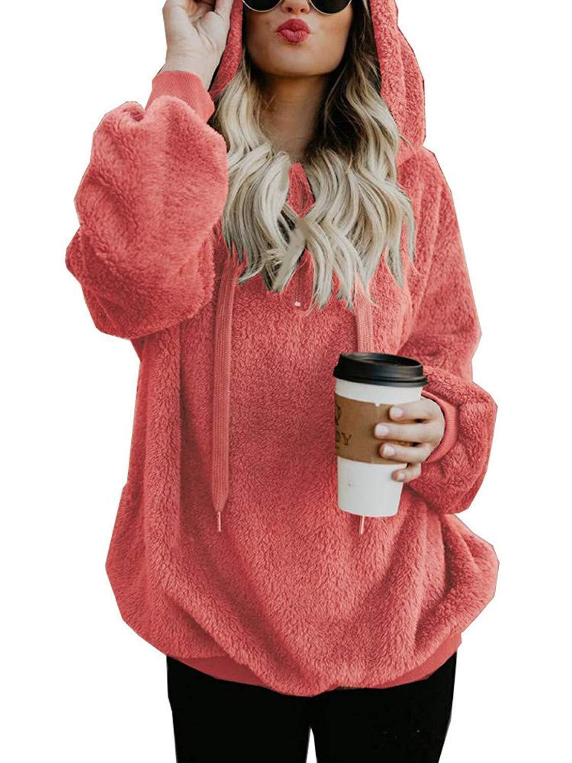 Long-Sleeve Hooded Sweater — Spring, Fall — Chic Yana Fashion