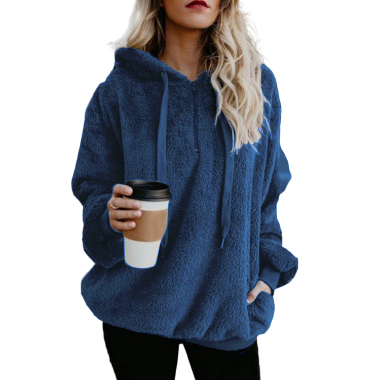 Long-Sleeve Hooded Sweater — Spring, Fall — Chic Yana Fashion