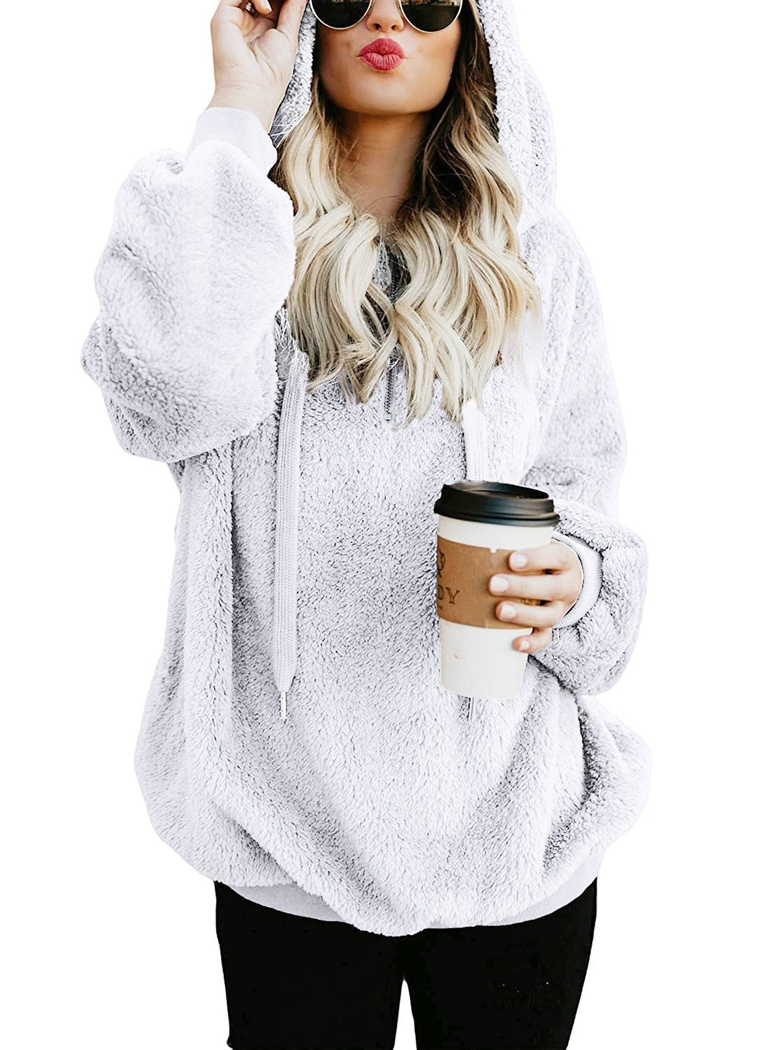 Long-Sleeve Hooded Sweater — Spring, Fall — Chic Yana Fashion