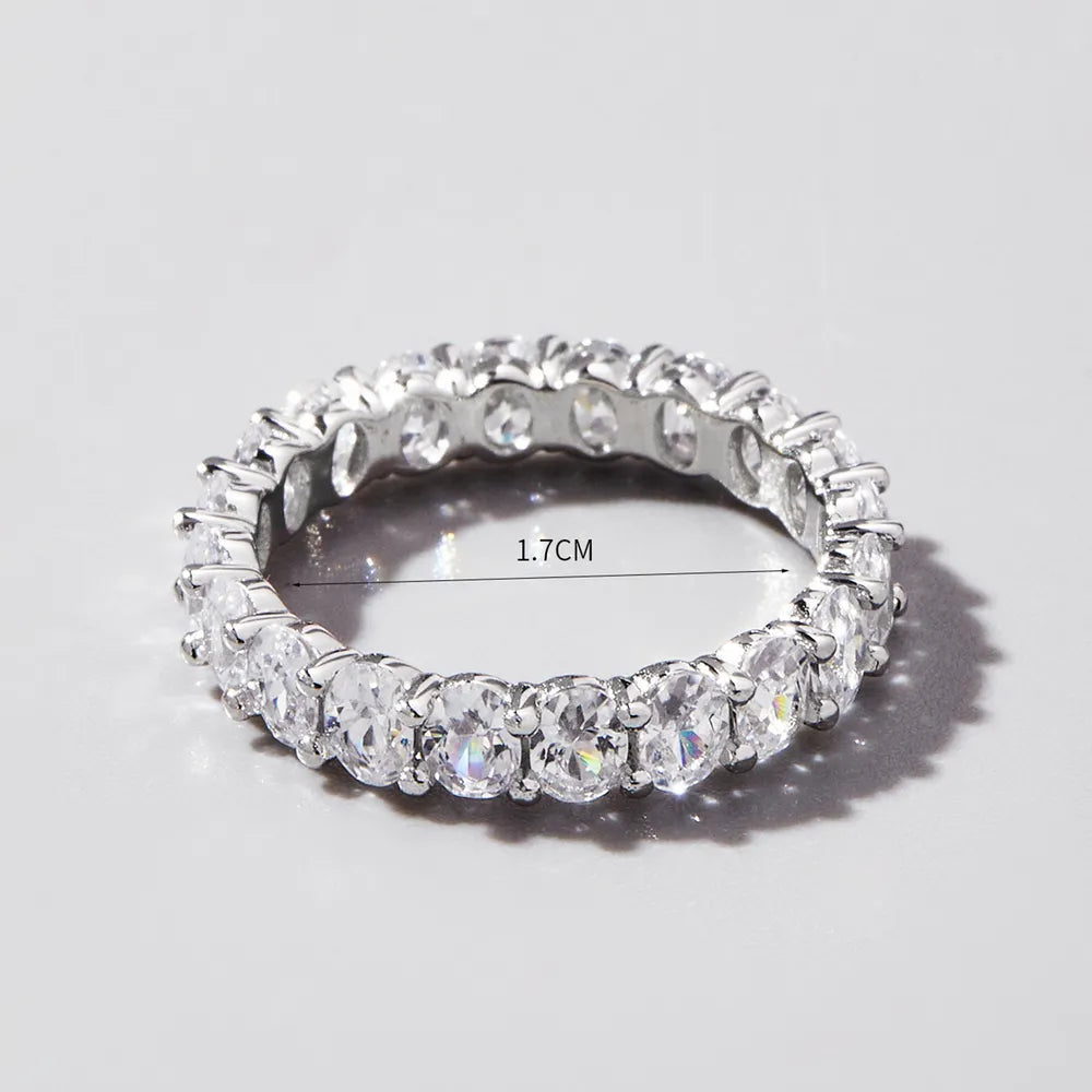 Inlaid Zircon 925 Sterling Silver Ring - Fashion Jewelry by Chic Yana's Fashion