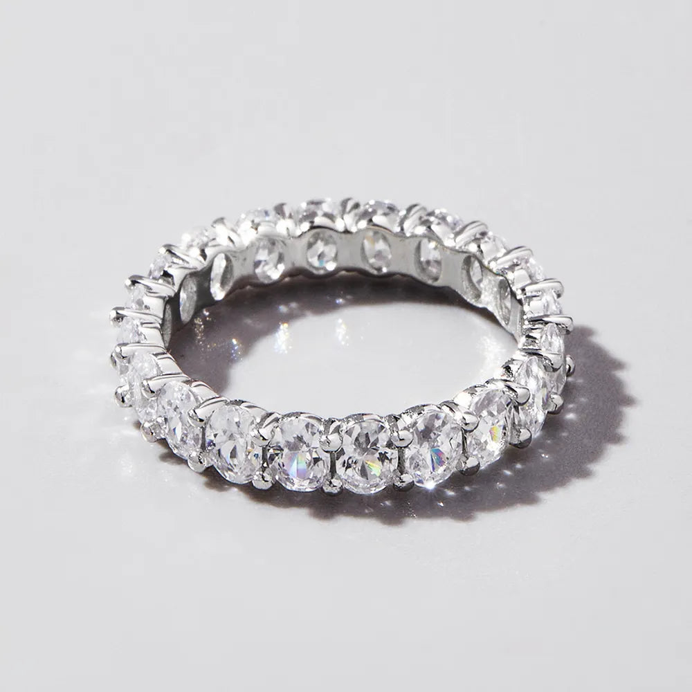 Inlaid Zircon 925 Sterling Silver Ring - Fashion Jewelry by Chic Yana's Fashion