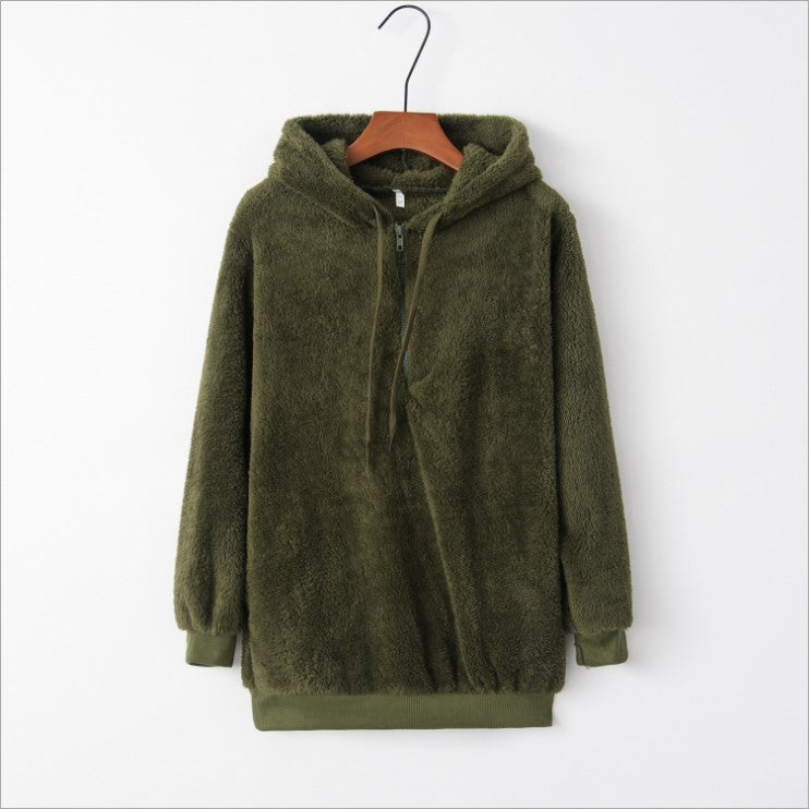 Long-Sleeve Hooded Sweater — Spring, Fall — Chic Yana Fashion