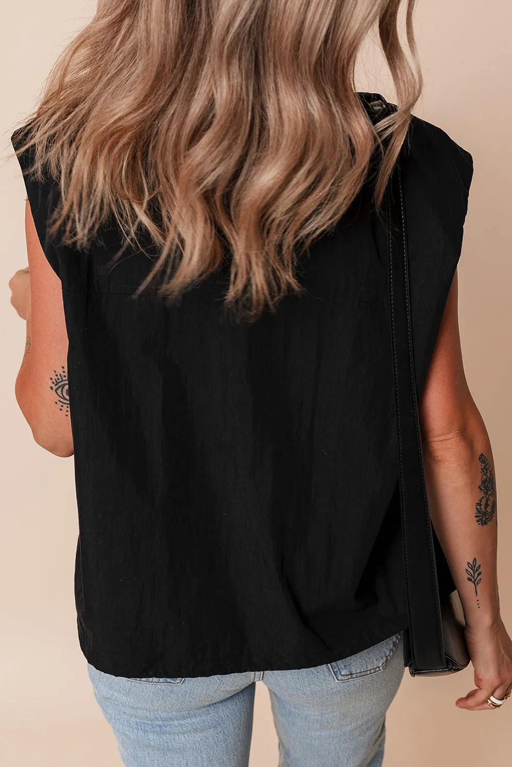 Pocketed Zip Up Vest Coat - Chic Yana’s Fashion