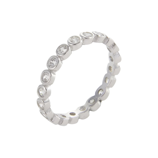 925 Sterling Silver Zircon Ring - Fashion Jewelry by Chic Yana's Fashion