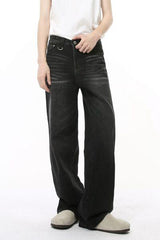 Wide Straight Jeans With Pockets - Chic Yana's Fashion