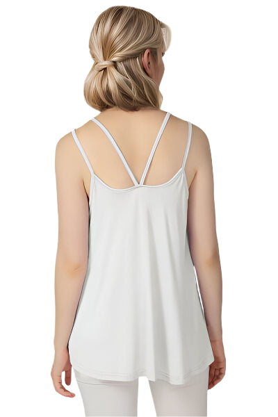 Basic Bae Bamboo Scoop Neck Double Spaghetti Straps Cami - Chic Yana's Fashion