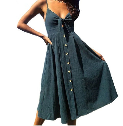 Sleeveless Backless Sheath Dress for Parties — Summer, Chic — Chic Yana Fashion