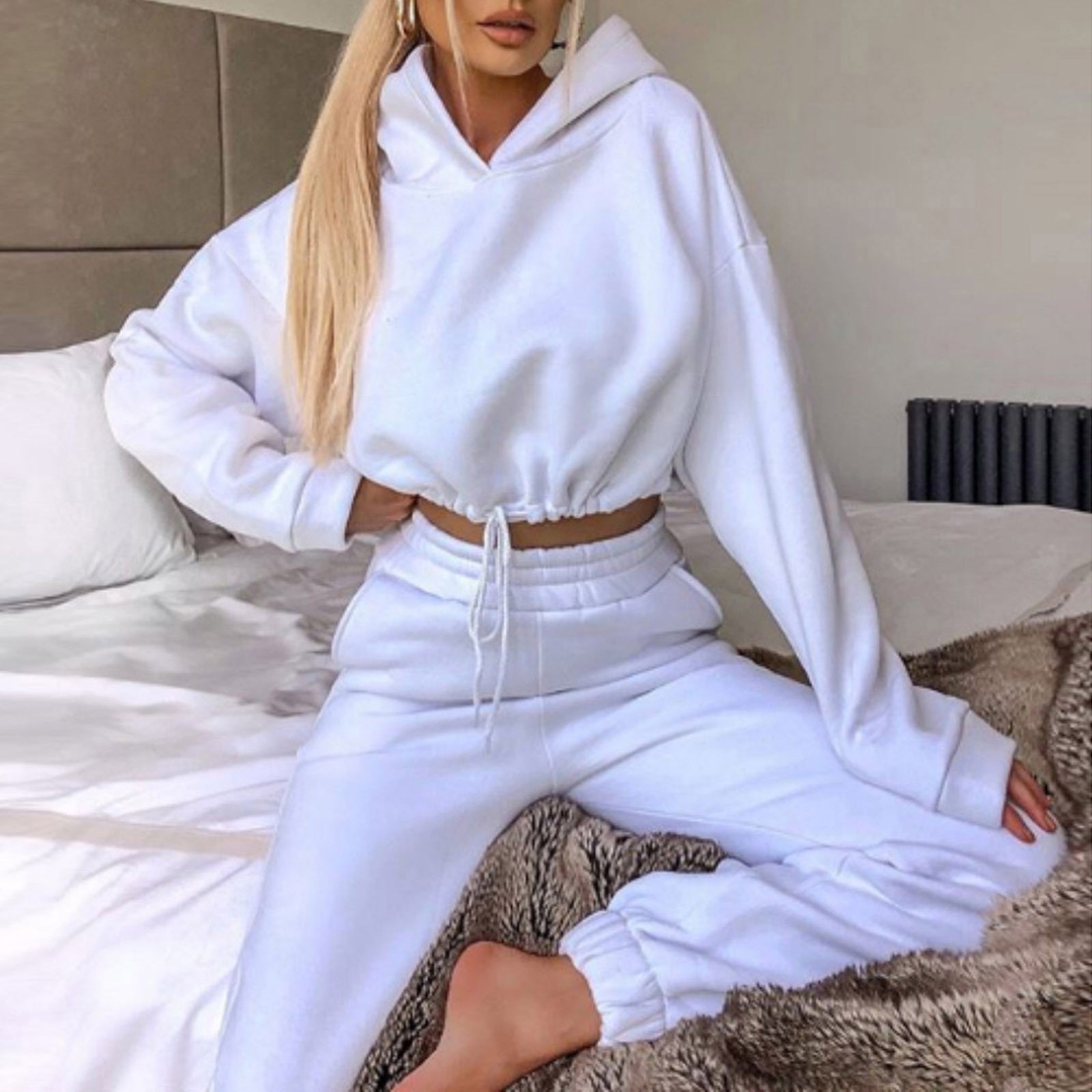 Women's 2-Piece Jogging Suit with Hoodie — Winter, Two Piece — Chic Yana Fashion