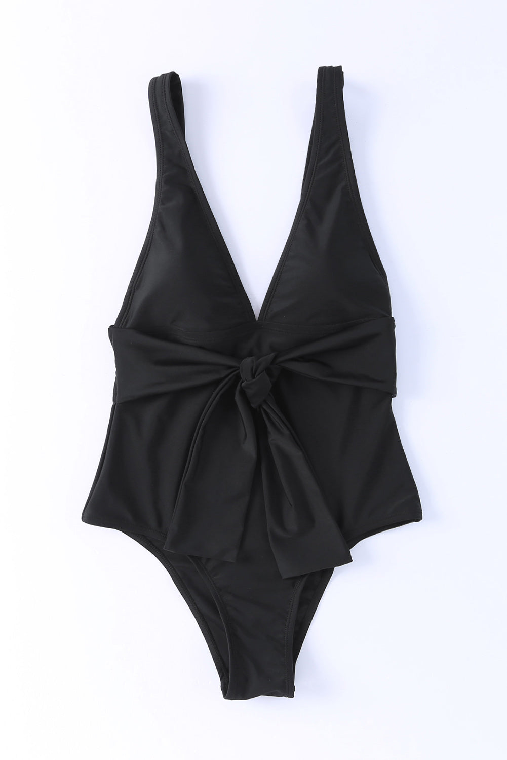 Plunge Wide Strap One Piece Swimwear - Stylish and Trendy Women's Fashion from Chic Yana's Fashion