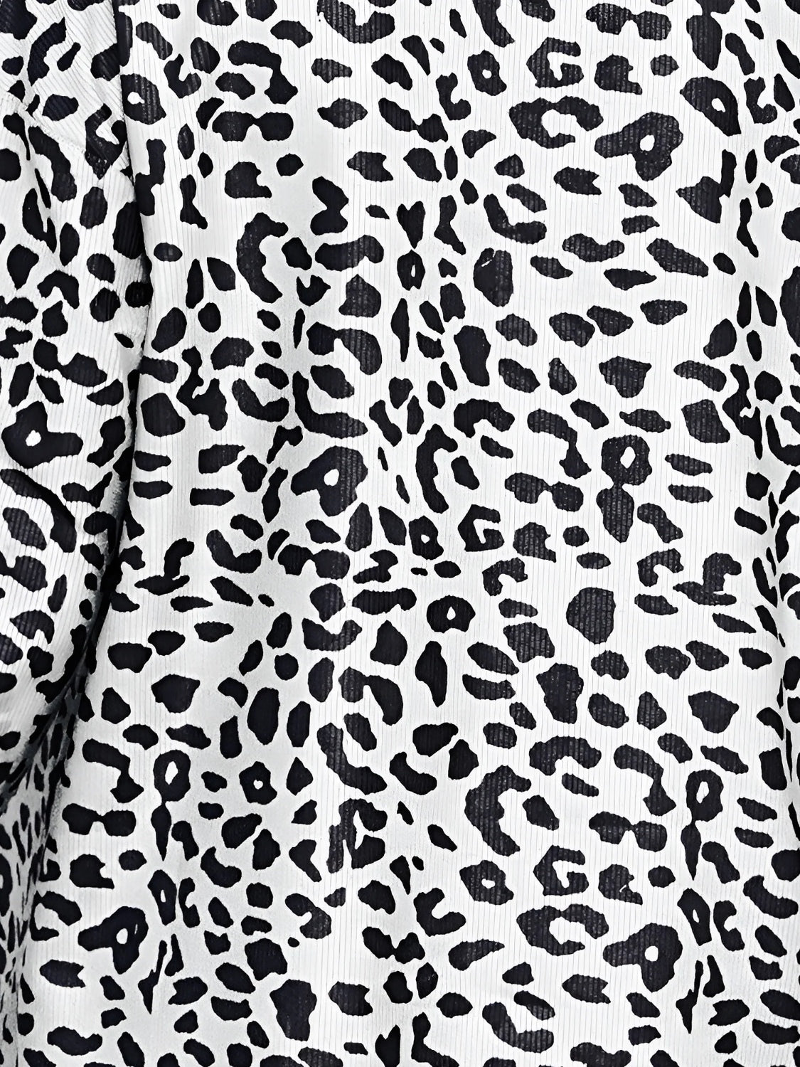 Flattering fit and modern design make the Full Size Leopard Collared Neck Button Up Long Sleeve Jacket a standout piece.