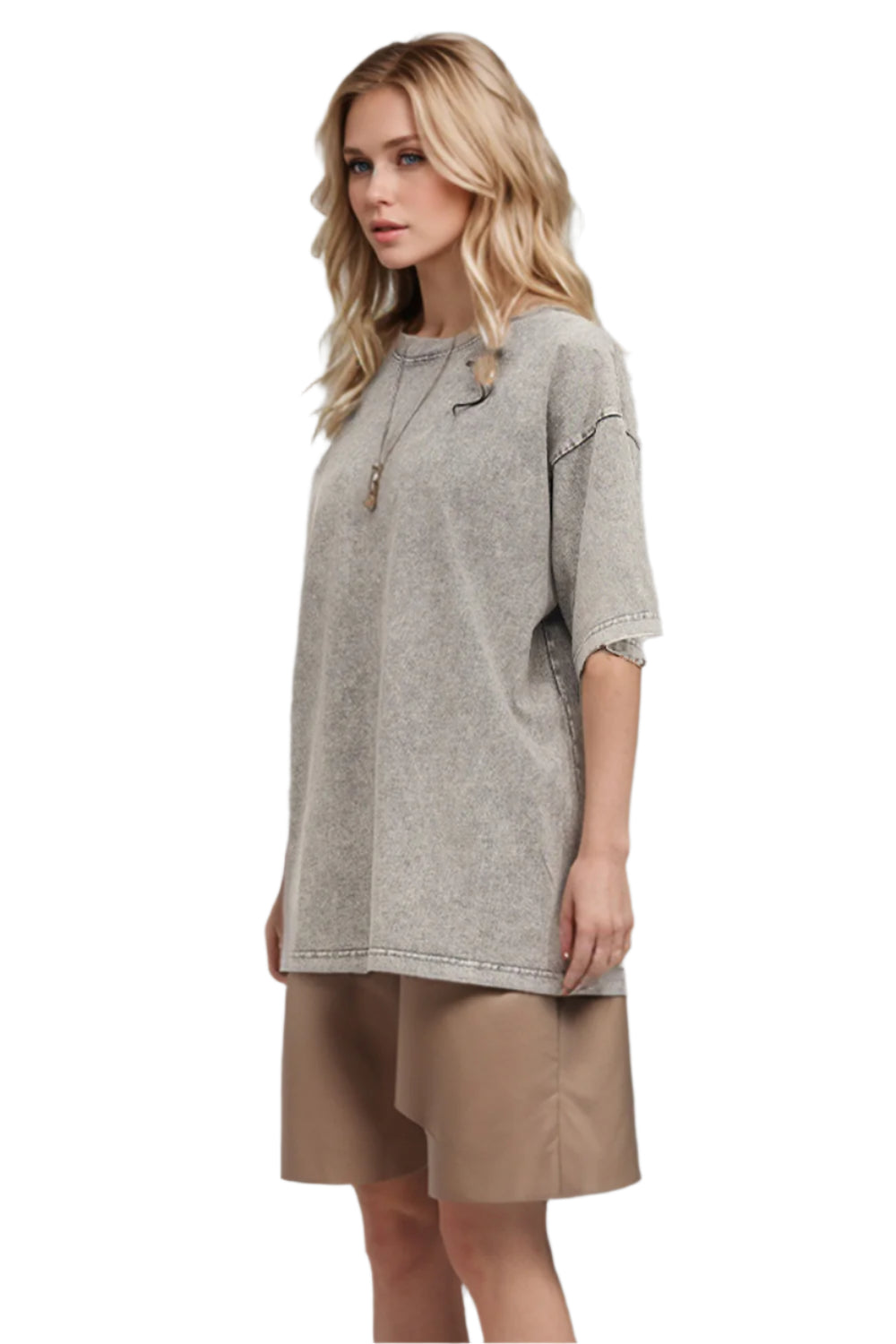 Basic Bae Round Neck Half Sleeve T-Shirt - High-Quality Fashion | Chic Yana