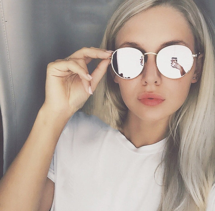 Round Frame Women's Retro Sunglasses — Spring, Chic — Chic Yana Fashion