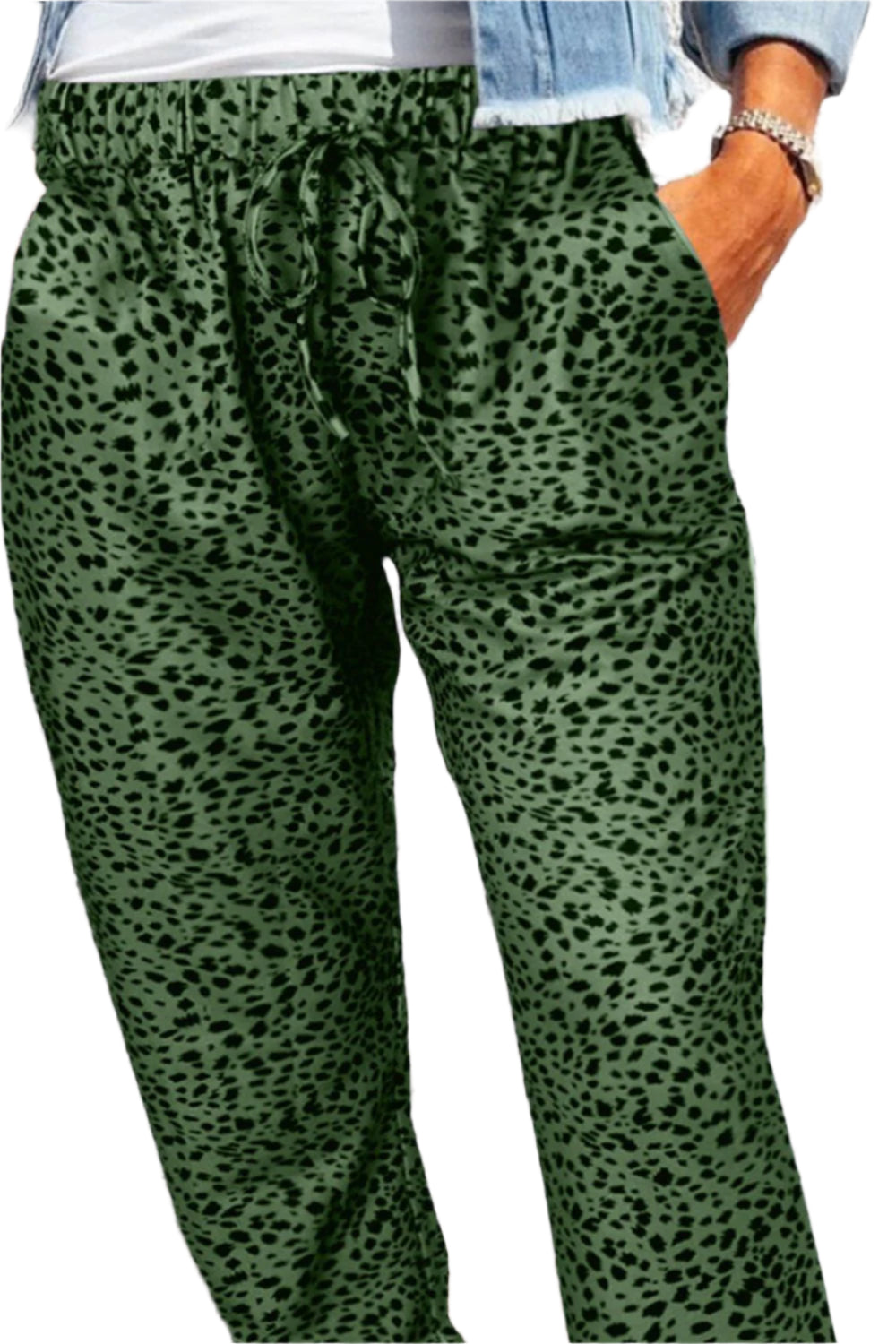 Leopard Print Joggers with Pockets – stylish women's fashion from Chic Yana's Fashion