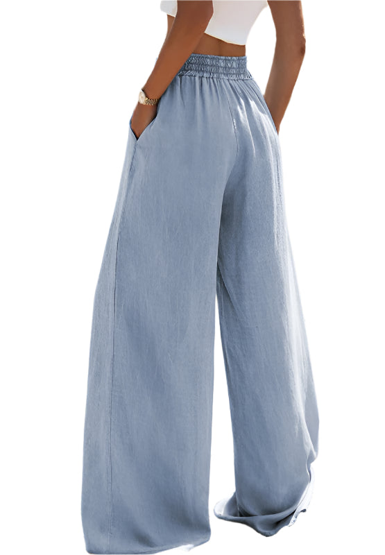 Buy Drawstring Wide Leg Jeans Online - Stylish & Comfortable | Chic Yana's Fashion