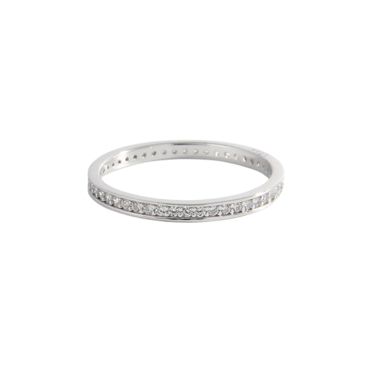 925 Sterling Silver Inlaid Zircon Ring - Fashion Jewelry by Chic Yana's Fashion