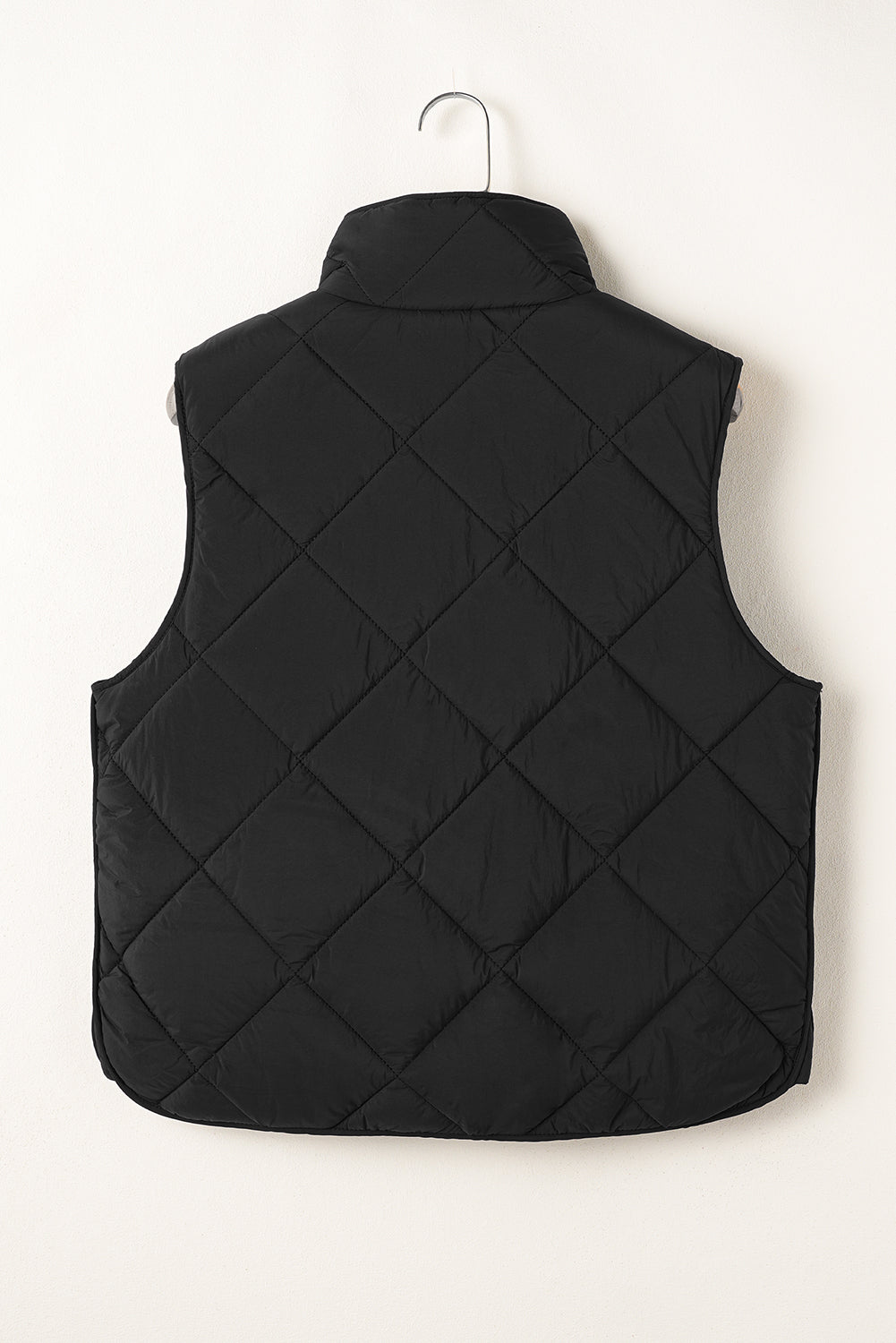Snap Down Texture Vest Coat with Pockets - Chic Yana’s Fashion