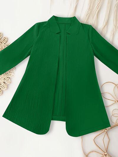 Open Front Long Sleeve Jacket - Chic Yana's Fashion