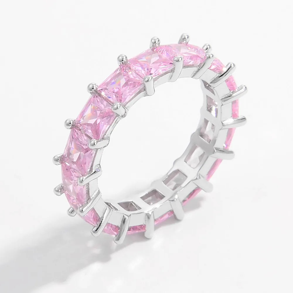 925 Sterling Silver Inlaid Zircon Ring - Fashion Jewelry by Chic Yana's Fashion