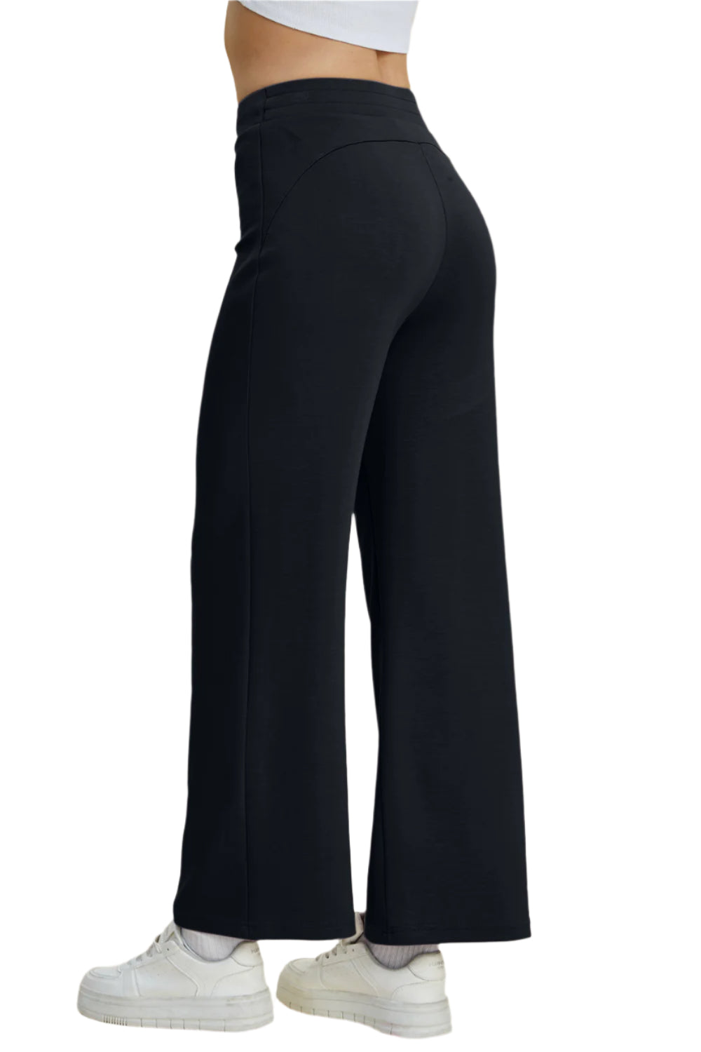 Basic Bae Full Size Air Scuba Drawstring Wide Leg Pants - High-Quality Fashion | Chic Yana