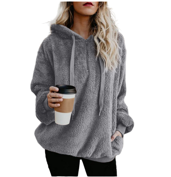 Long-Sleeve Hooded Sweater — Spring, Fall — Chic Yana Fashion