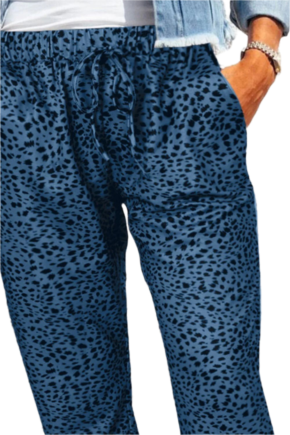 Leopard Print Joggers with Pockets – stylish women's fashion from Chic Yana's Fashion