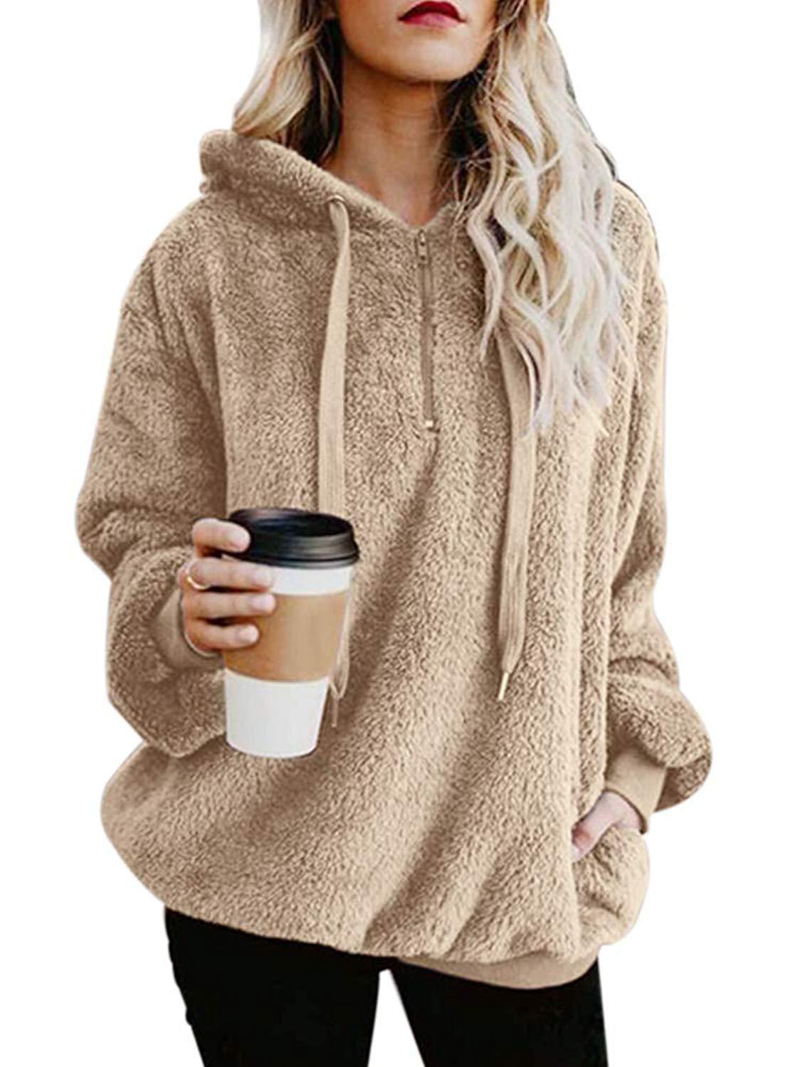 Long-Sleeve Hooded Sweater — Spring, Fall — Chic Yana Fashion