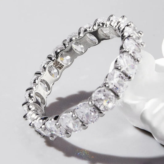 Inlaid Zircon 925 Sterling Silver Ring - Fashion Jewelry by Chic Yana's Fashion