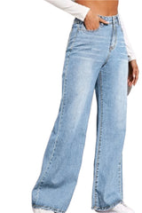 Buy High Waist Wide Leg Jeans Online - Stylish & Comfortable | Chic Yana's Fashion