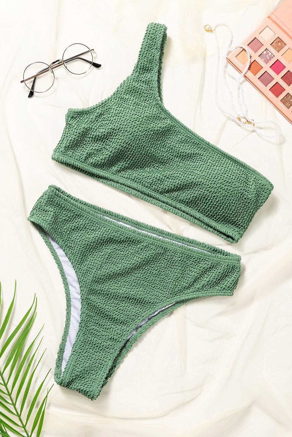 Single Shoulder Bikini Set - Stylish and Trendy Women's Fashion from Chic Yana's Fashion