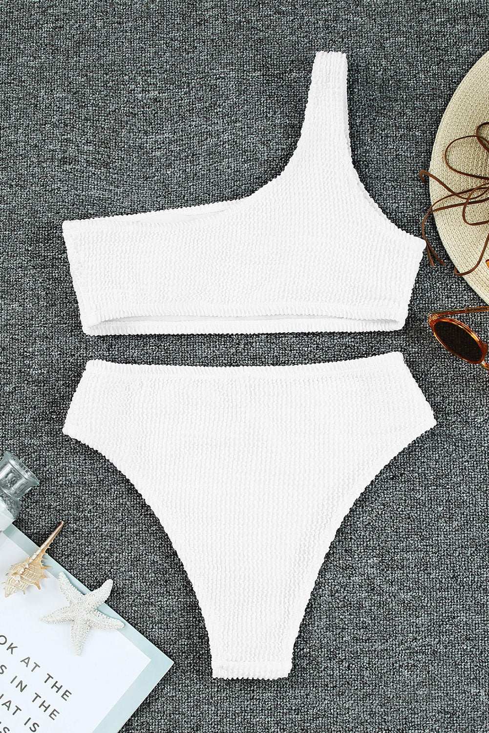 Single Shoulder Bikini Set - Stylish and Trendy Women's Fashion from Chic Yana's Fashion