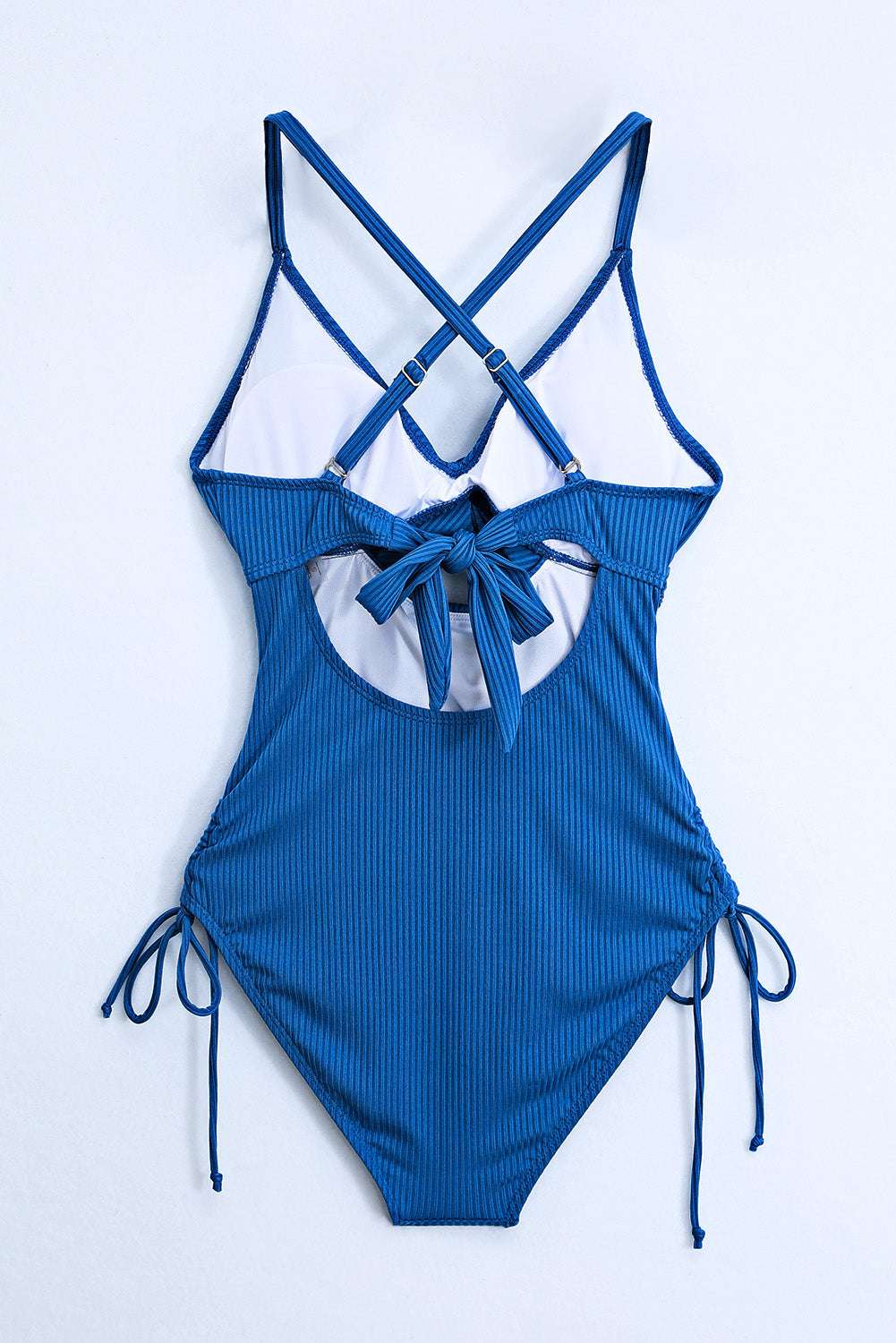 Cutout V Neck Spaghetti Strap One Piece Swimwear - Stylish and Trendy Women's Fashion from Chic Yana's Fashion