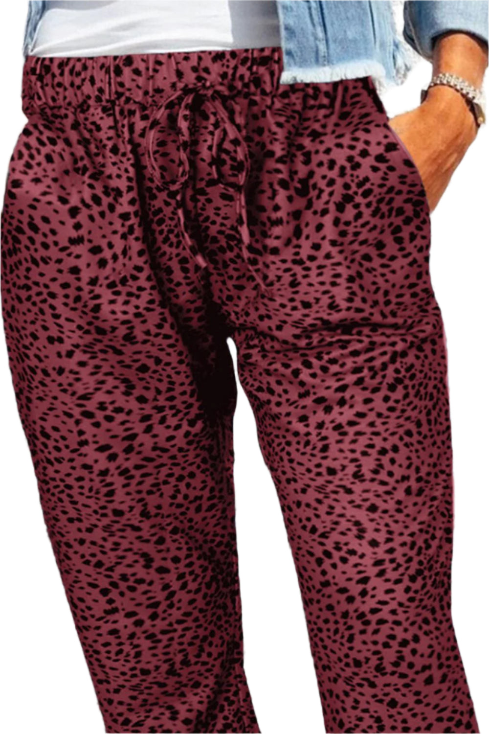 Leopard Print Joggers with Pockets – stylish women's fashion from Chic Yana's Fashion