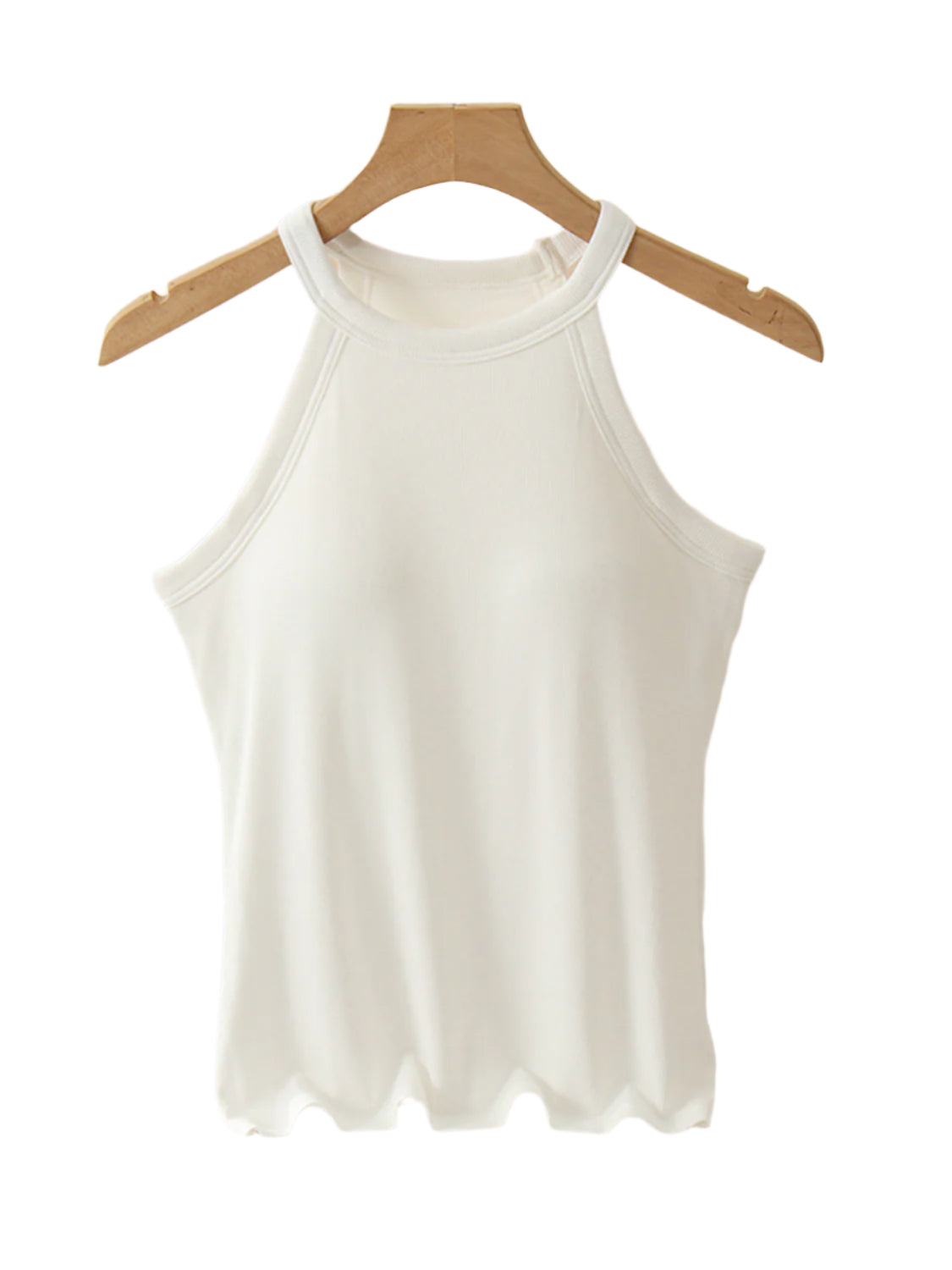 Grecian Neck Tank With Chest Pads - High-Quality Fashion | Chic Yana