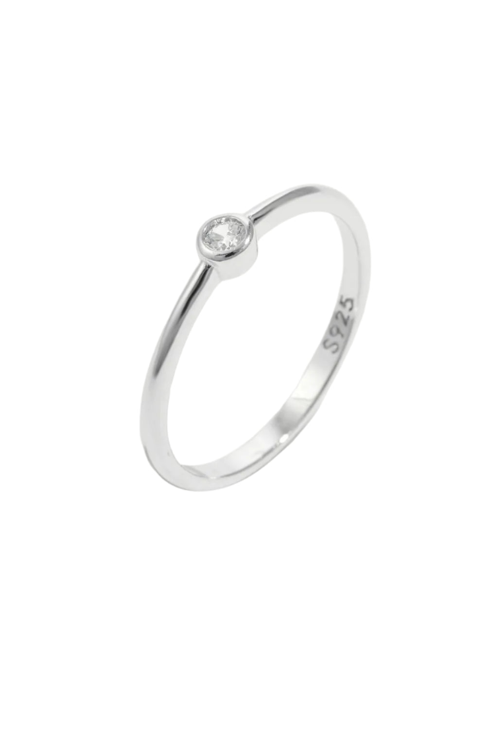 925 Sterling Silver Inland Zircon Ring - Fashion Jewelry by Chic Yana's Fashion