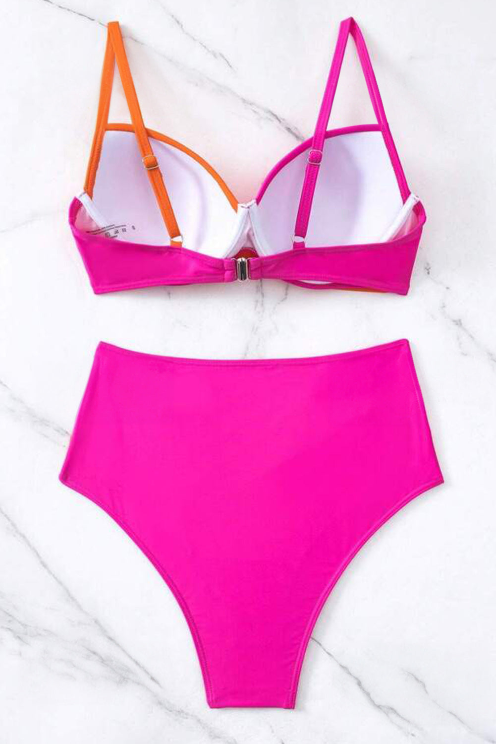 Contrast Sweetheart Neck Bikini Set - Stylish and Trendy Women's Fashion from Chic Yana's Fashion