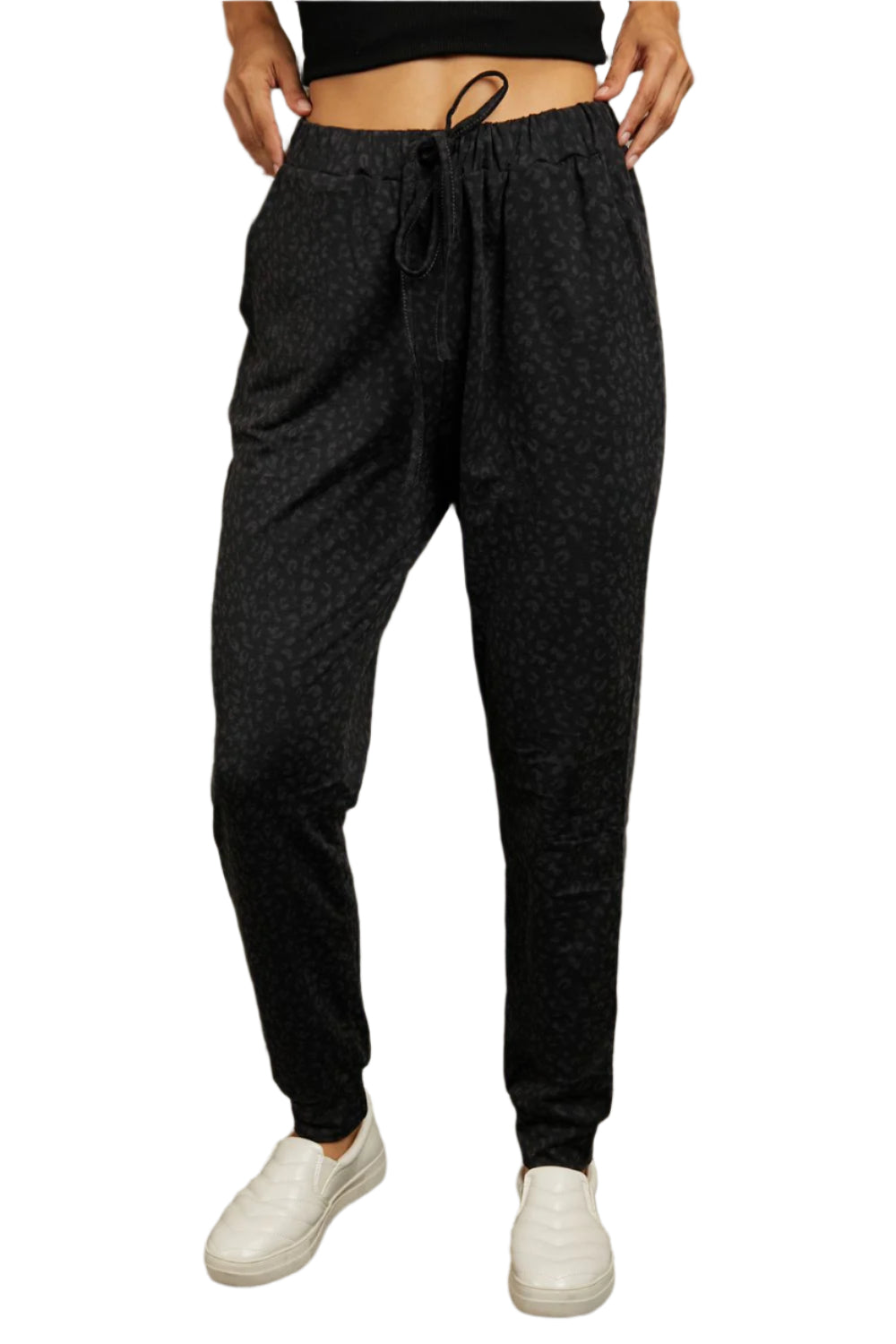 Leopard Print Joggers with Pockets – stylish women's fashion from Chic Yana's Fashion