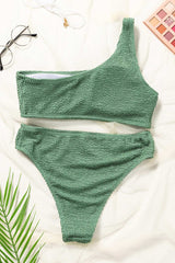 Single Shoulder Bikini Set - Stylish and Trendy Women's Fashion from Chic Yana's Fashion