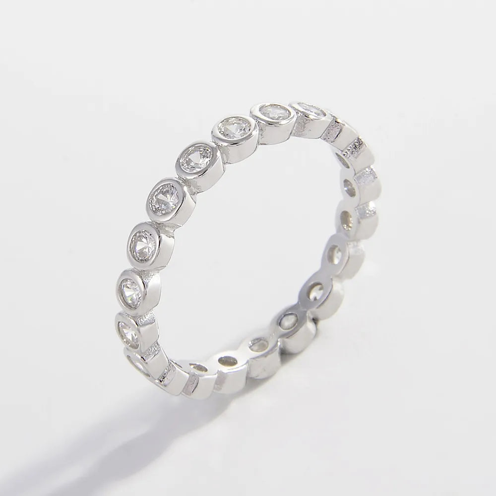 925 Sterling Silver Zircon Ring - Fashion Jewelry by Chic Yana's Fashion