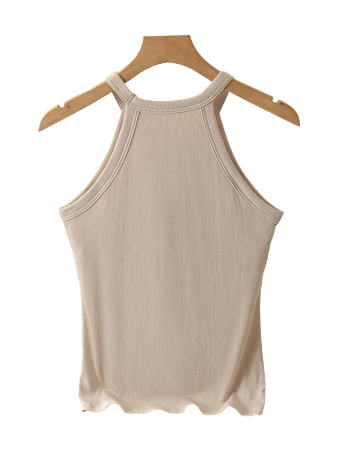 Grecian Neck Tank With Chest Pads - High-Quality Fashion | Chic Yana