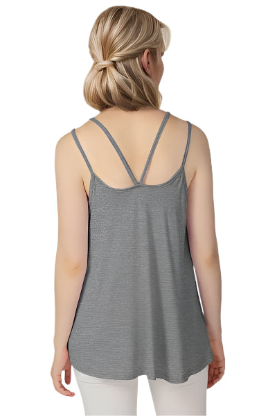 Basic Bae Bamboo Scoop Neck Double Spaghetti Straps Cami - Chic Yana's Fashion