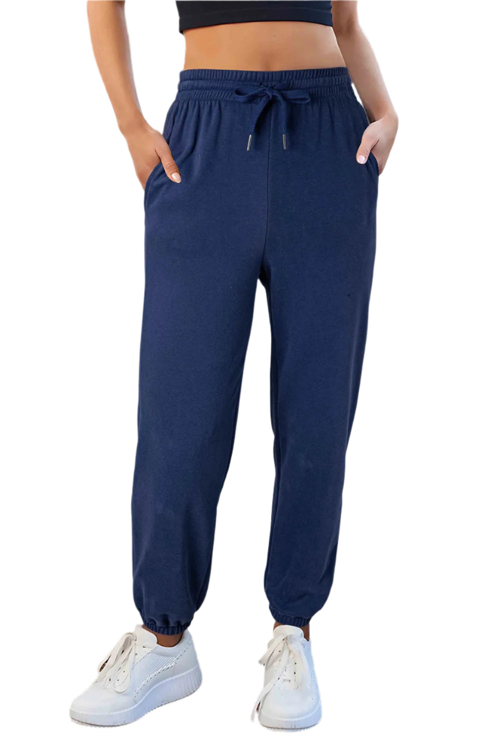 Drawstring Joggers with Pockets – stylish women's fashion from Chic Yana's Fashion
