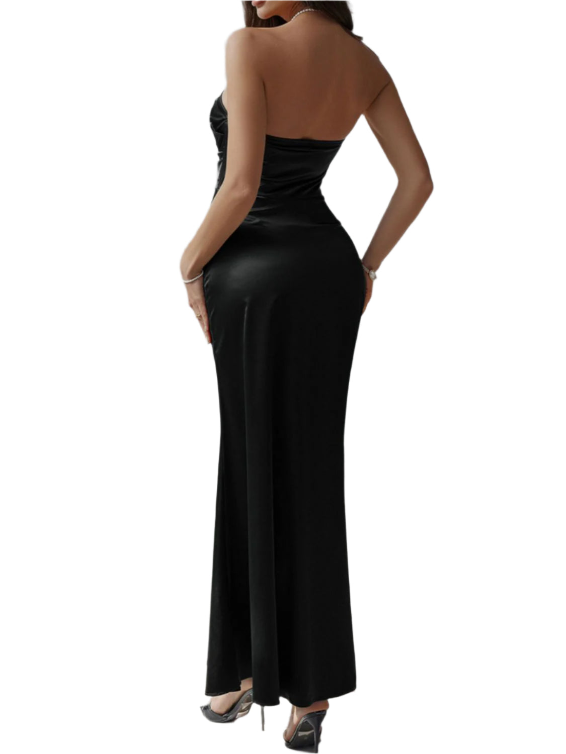 Devine Ruched Tube Maxi Dress - High-Quality Fashion | Chic Yana