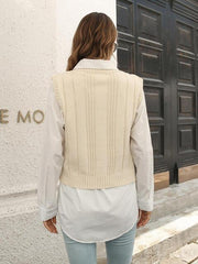 Urban Style V Neck Sweater Vest - Chic Yana's Fashion