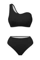 Single Shoulder Bikini Set - Stylish and Trendy Women's Fashion from Chic Yana's Fashion