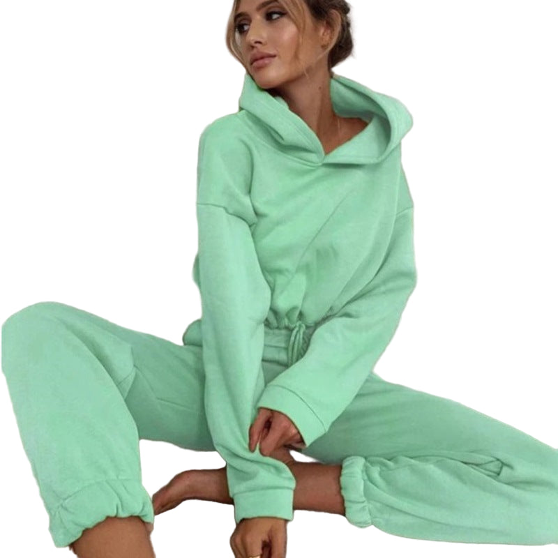 Women's 2-Piece Jogging Suit with Hoodie — Winter, Two Piece — Chic Yana Fashion