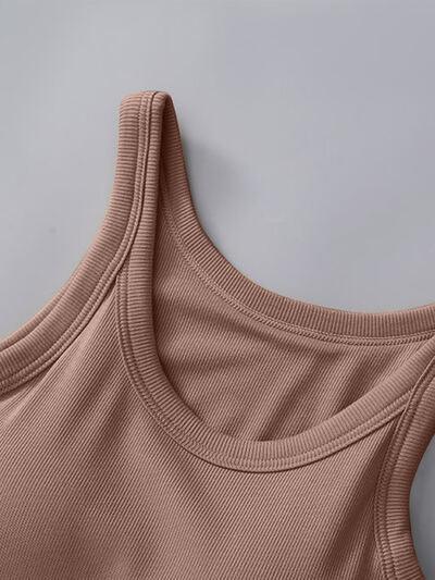 Round Neck Tank With Bra 1 - Chic Yana's Fashion