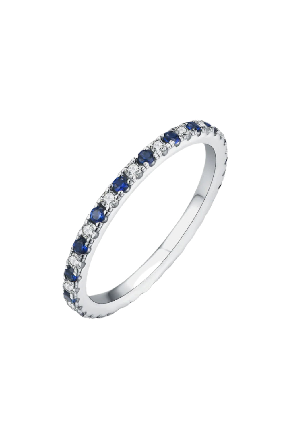 Moissanite Lab-Grown Sapphire Rings - Fashion Jewelry by Chic Yana's Fashion